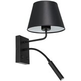  Zidna lampa ARDEN 1xE27/60W+1xG9/8W/230V crna/bela | Eponuda.com