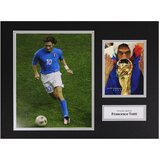  Francesco totti signed 16"x12" photo display italy autograph memorabilia coa Cene