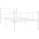 Furnova Posteljni okvir bel kovinski 90x200 cm, (21931579) | Shoptok.si