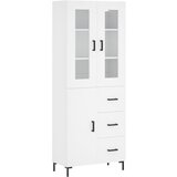  The Living Store Visoka omara bela 69,5x34x180 cm inženirski les - Visoka Omara, (21445324) | Shoptok.si