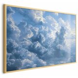  Plakat Ocean in the Air: Waving Clouds Reflecting Morning Light 42x29.7 Zlatni okvir | shoptok.hr