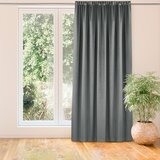  Curtain VILA color graphite style classic dragon tape transparent 7.5 cm with fringe 3 cm velvet 400x225 HOMEDE | shoptok.hr