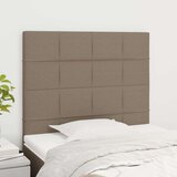  Posteljno vzglavje 2 kosa taupe 100x5x78/88 cm blago, (20933936) Cene