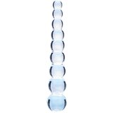 Clarity Elysian Pearls - stekleni dildo z biseri (prozoren) Cene
