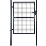  Mrežasta vrtna vrata pocinkano jeklo 85,5x100 cm siva, (20772251) u