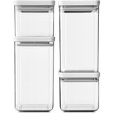 Brabantia 4 delni set posod za shranjevanje 122569 bel | Shoptok.si