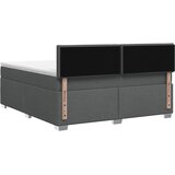  Boxspring krevet s madracem Tamnosiva 160 x 200 cm Tkanina | shoptok.hr