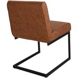 MID.YOU NIHAJNI STOL – SET, kovina, tekstil barve konjaka | Shoptok.si