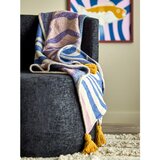 Bloomingville Modra odeja iz mešanice bombaža 130x160 cm Arlie – | Shoptok.si