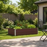  Povišeni vrtni krevet Smeđa 100 x 80 x 24 cm | shoptok.hr