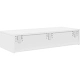  Zidna polica s ladicama bijela 80x33x17 cm izrađeno drvo | Eponuda.com