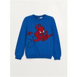 LC Waikiki Crew Neck Spiderman Patterned Long Sleeve Boy Knitwear Sweater Cene'.'