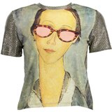 Desigual WOMEN&#39;S SHORT SLEEVE T-SHIRT GREEN Cijene