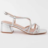 Leindia Sandali & Odprti čevlji 102937 Srebrna | Shoptok.si