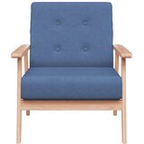  Fotelja od tkanine plava | Eponuda.com