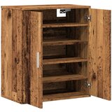 Ormarić omara za čevlje iz starega lesa 60x35x70 cm inženirski les | Shoptok.si