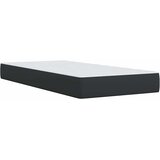  s oprugama i madracem crni 80 x 200 cm od umjetne kože | shoptok.hr