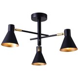 Candellux luster/visilica-less viseća lampa 3X40W E14 crna mat