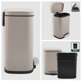  Kanta za smeće na pedalu, mat taupe, 5 L | shoptok.hr