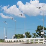  LED solarna ulična lampa SAMSUNG čip LED/50W/6,4V IP65 4000K + daljinski upravljač | Eponuda.com