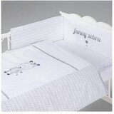 Klups Posteljina za bebu Set 5 delova Funny zebra Cene