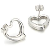  Naušnice Simple Heart - Srebrna KP21635 | shoptok.hr