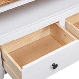  Kutni TV ormarić od borovine bijeli 93x49x49 cm Panama Range | Eponuda.ba