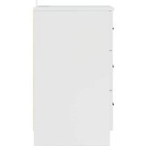 vidaXL Noćni ormar s ladicama Visoko sjajno bijela 38 x 38 x 66 cm | shoptok.hr
