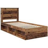  Okvir za krevet Staro drvo 90 x 190 cm Čvrsto borovo drvo | shoptok.hr
