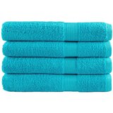 Furnova Premium brisače SOLUND 4 kos turkizna 80x200 cm 600 g/m2, (21916689) Cene