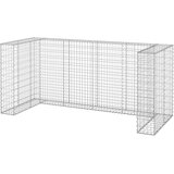 vidaXL Gabionski zid za kante od pocinčanog čelika 250 x 100 x 110 cm | shoptok.hr