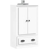  Visoka komoda bijela 60 x 35,5 x 103,5 cm od konstruiranog drva | Eponuda.ba