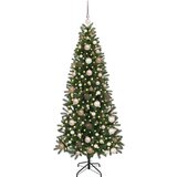 vidaXL Umestno božično drevo med 300 LED Zelena 180 cm PE in PVC | Shoptok.si