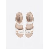 GOODIN White comfortable wedge sandals | Shoptok.si