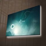Wallity Zidna slika sa LED osvjetljenjem NASA-013, 45x70 cm | Eponuda.ba