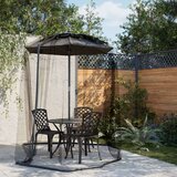  Mreža protiv komaraca za suncobran 220 crna Φ 300 x 230 cm | shoptok.hr
