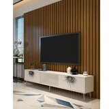 Hanah home TV polica Nida White Silver