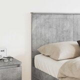  Uzglavlje s uzglavljem Betonski sivi 135 cm Konstruirano drvo | Eponuda.ba