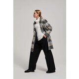 Marisse Double-Breasted Check Coat | shoptok.hr