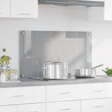 vidaXL kuhinjski backsplash Svjetlosiva Kaljeno staklo 90 x 50 cm Cijene