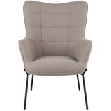 House Nordic Svetlo siv fotelj z naslonom Glasgow – Cene