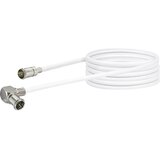 SCHWAIGER Priključni kabel za antene[1x F-Quick vtič - 1x Mini-DAT-vtič] 3 m 90 dB bele barve (20432003) Cene