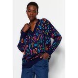 Trendyol Sweater - Dark blue - Oversize | shoptok.hr