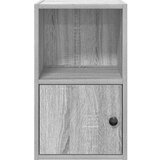 vidaXL Knjižna omara siva sonoma 31x24x52 cm inženirski les | Shoptok.si