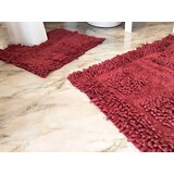  viktorija set za kupatilo čupko dvodelni 50x50cm i 50x80cm, bordo | ePonuda.com