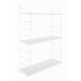 Decortie Bela stenska polica s sijajem Armon | Shoptok.si