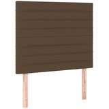  Krevet s oprugama i madracem tamnosmeđi 90 x 190 cm od tkanine | shoptok.hr