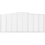  Lučne gabionske košare 9 kom 400x50x160/180cm pocinčano željezo | shoptok.hr