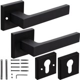  Aluminijski set. univerzalne moderne unutarnje kvake crna mat | shoptok.hr