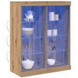  LED komoda Hrast artisan 81 x 37 x 100 cm Konstruirano drvo | shoptok.hr